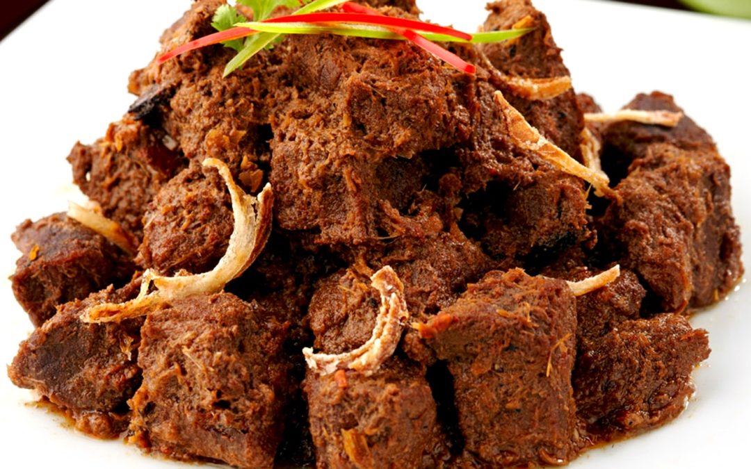 delicious rendang foods
