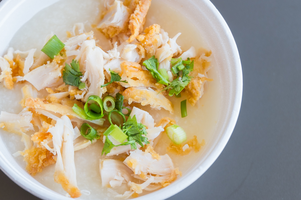 tasty indonesian bubur ayam food