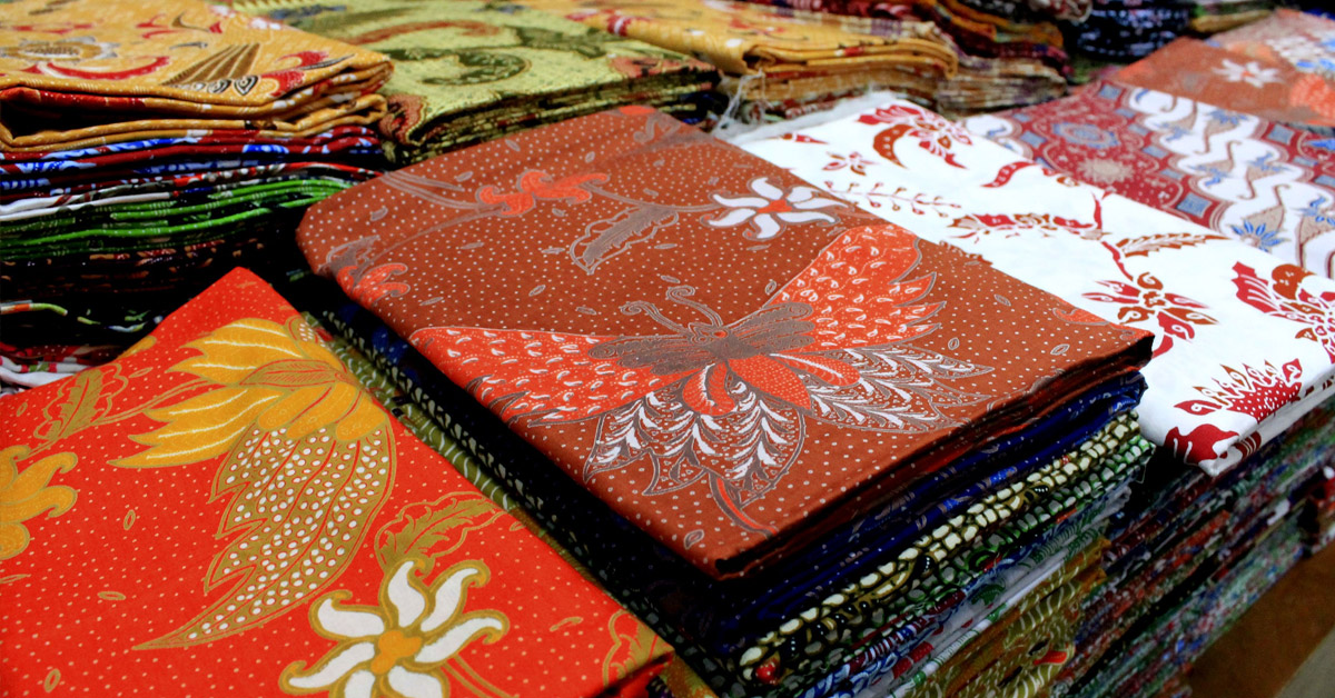 batik as souvenirs