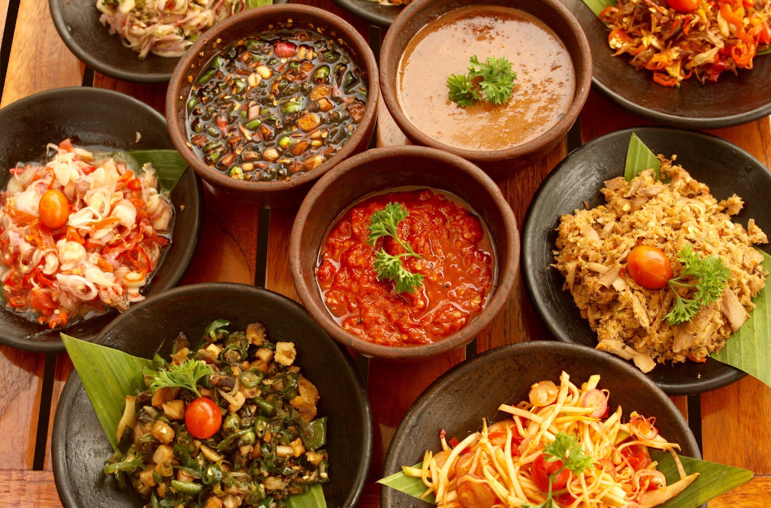 various indonesian sambal