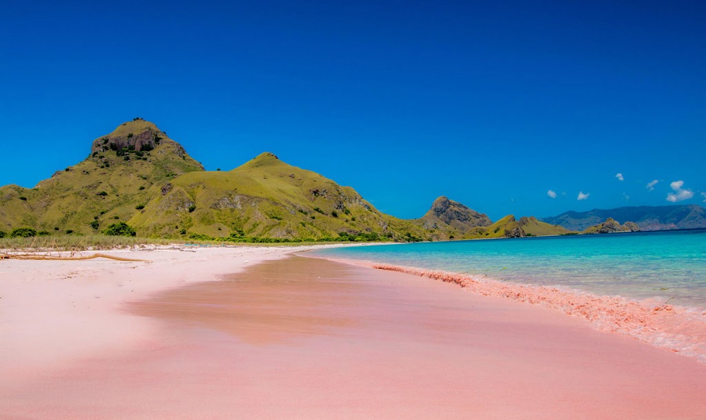 lombok pink beach