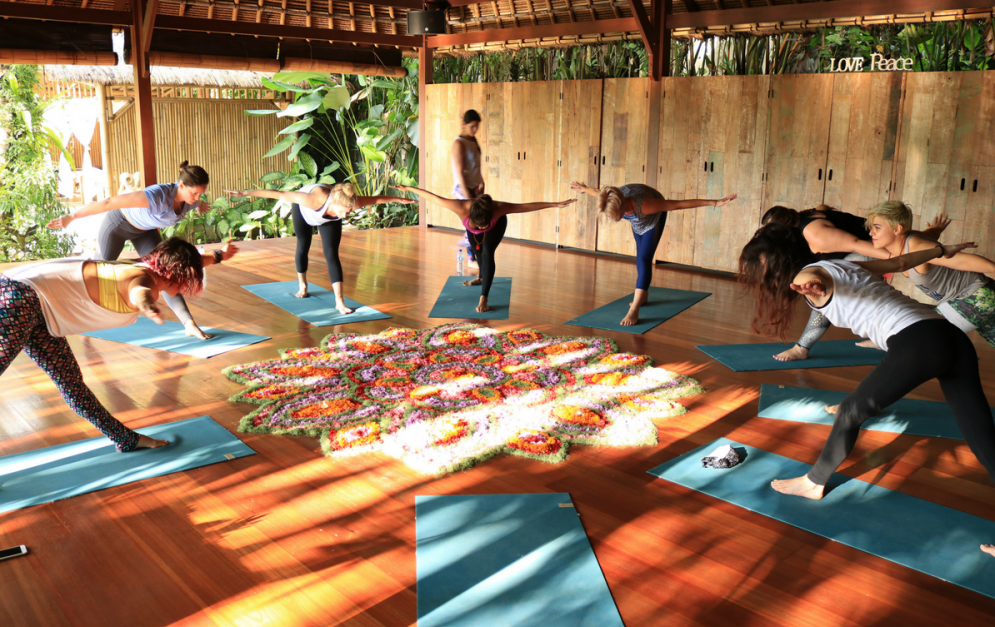 yoga activity in naya ubud