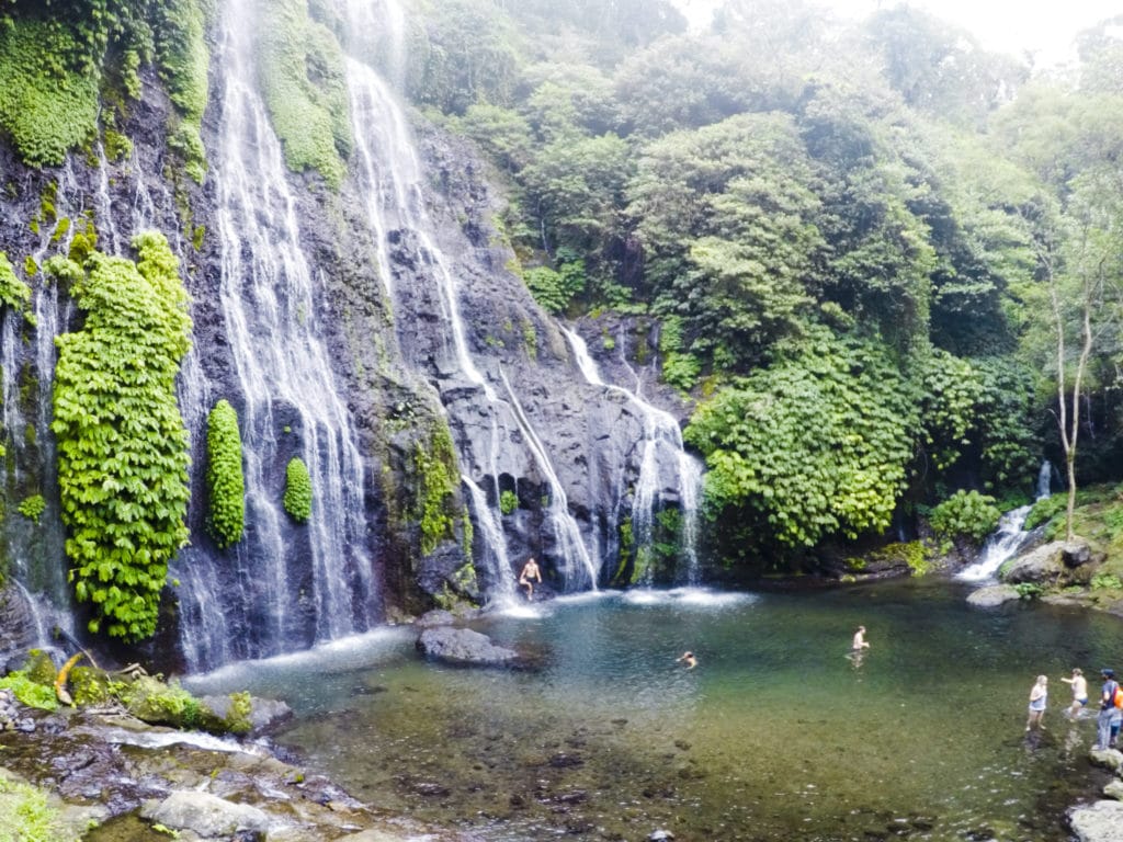 Banyumala Waterfall in Bali