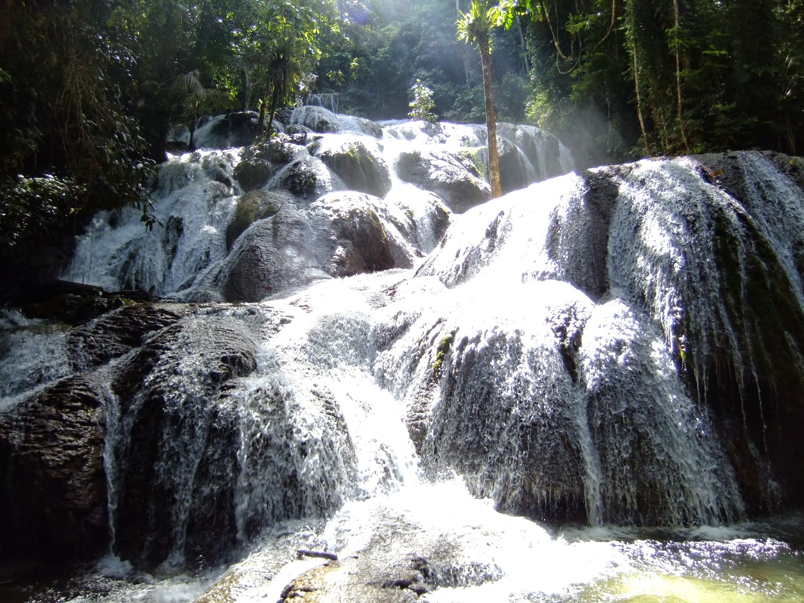 Saluopa Waterfall in Central Sulawesi