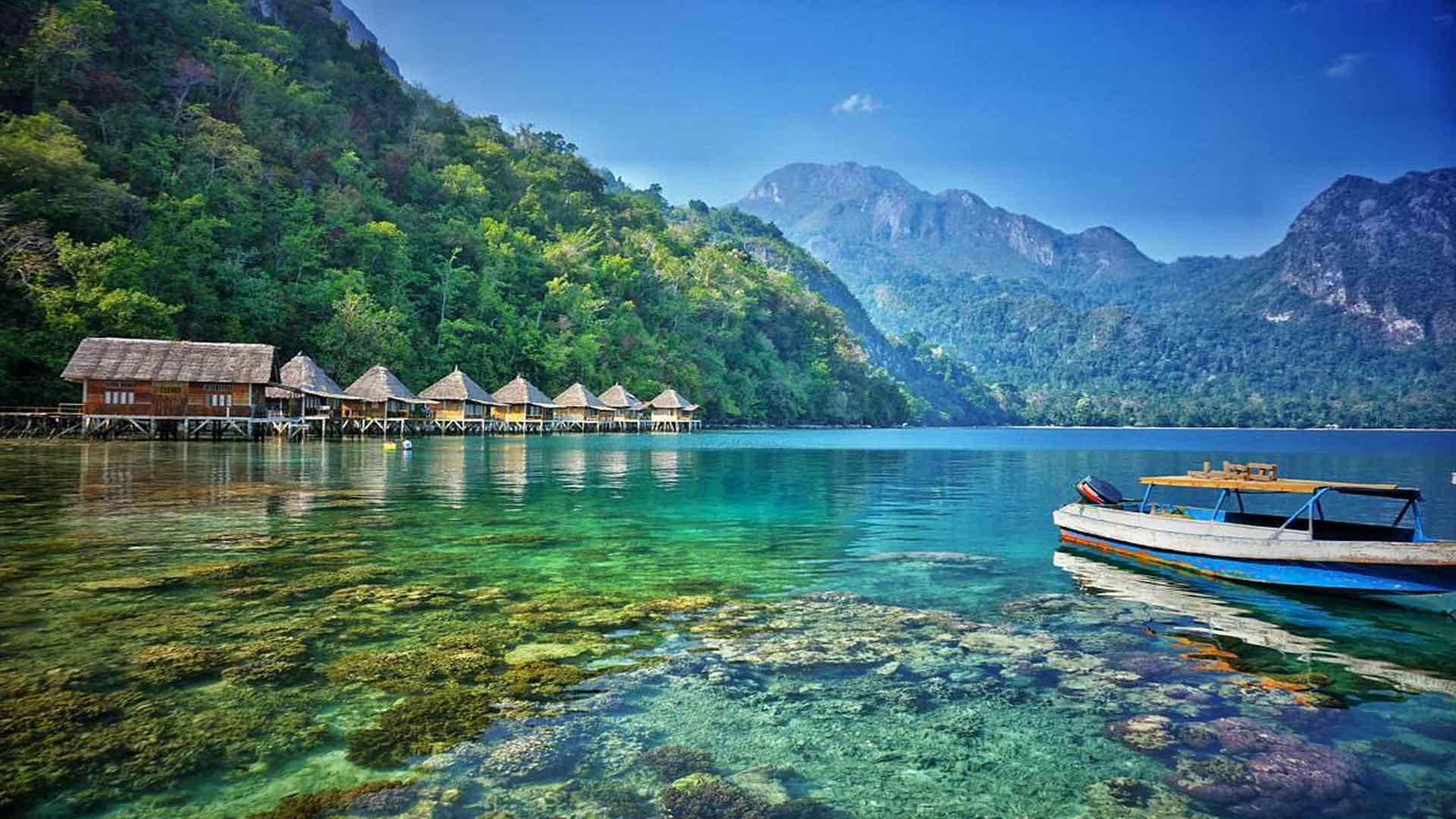 unspoiled ora beach in maluku