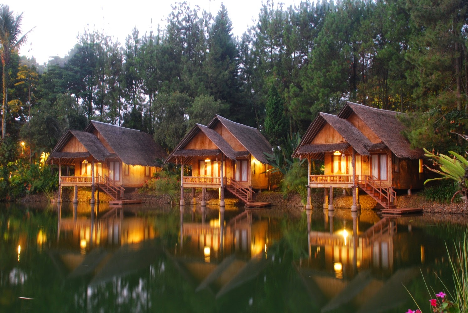 floating villas in indonesia