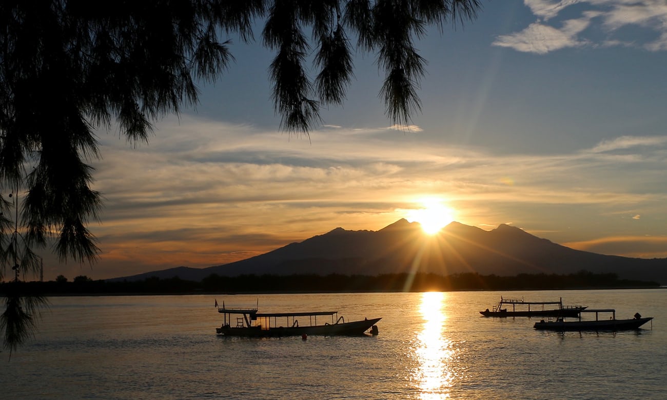 gili trawangan sunrise view