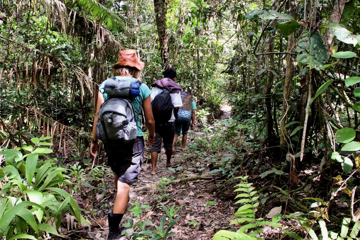 trekking activity in mentawai islands