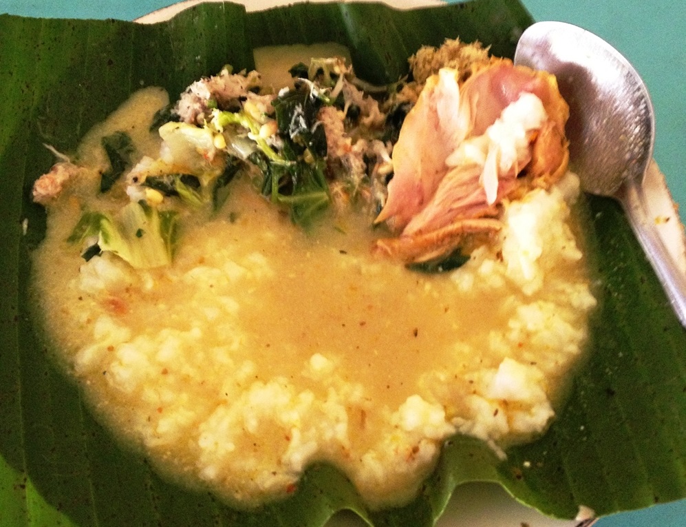 Mengguh is a porridge similar to cereal