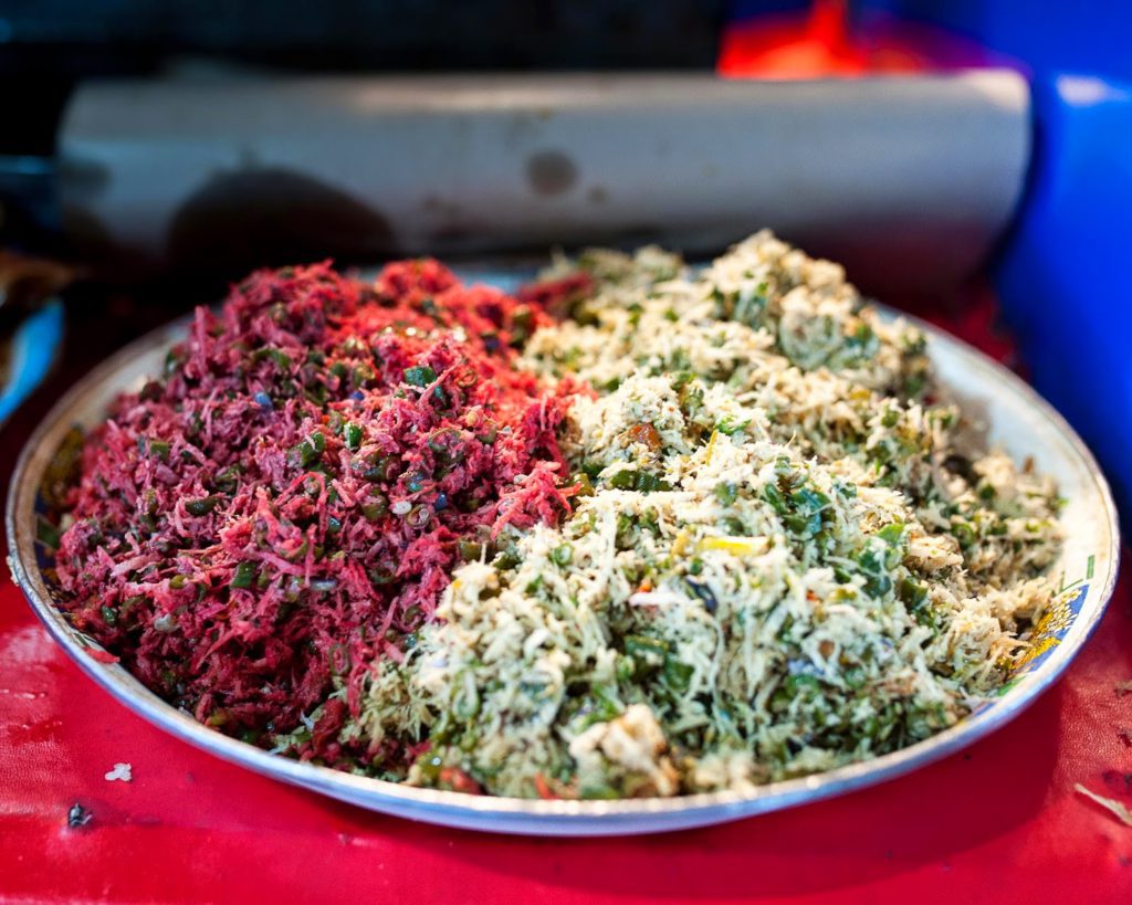 There are various kinds of balinese lawar