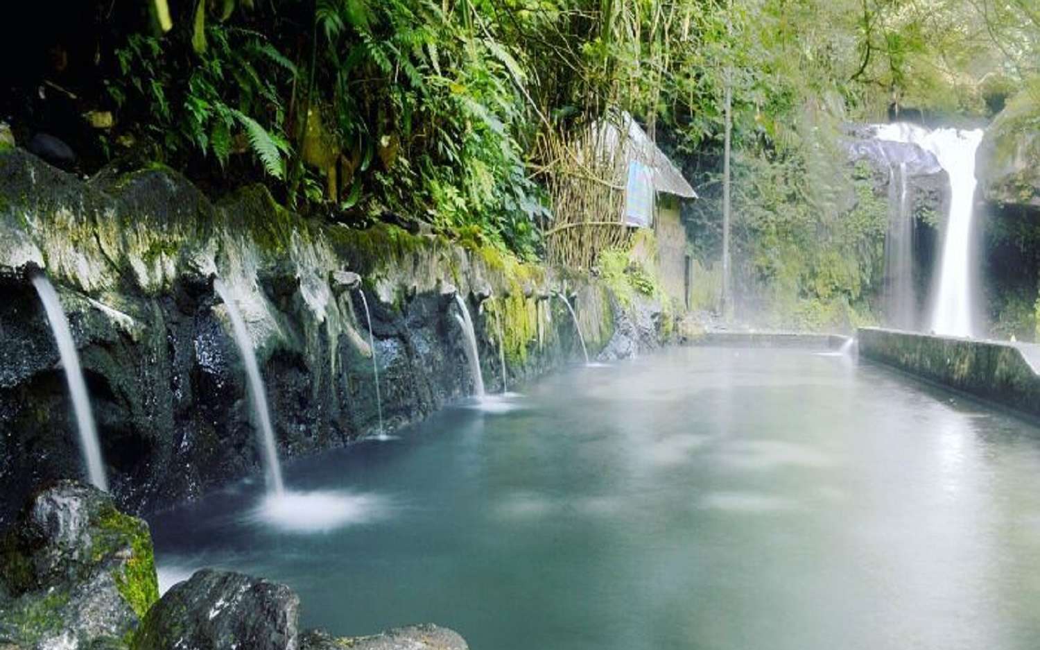 bathing place in guci natural hot spring