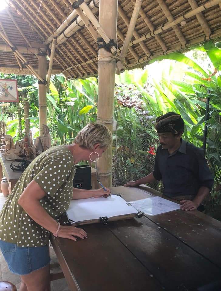 Batik class ubud
