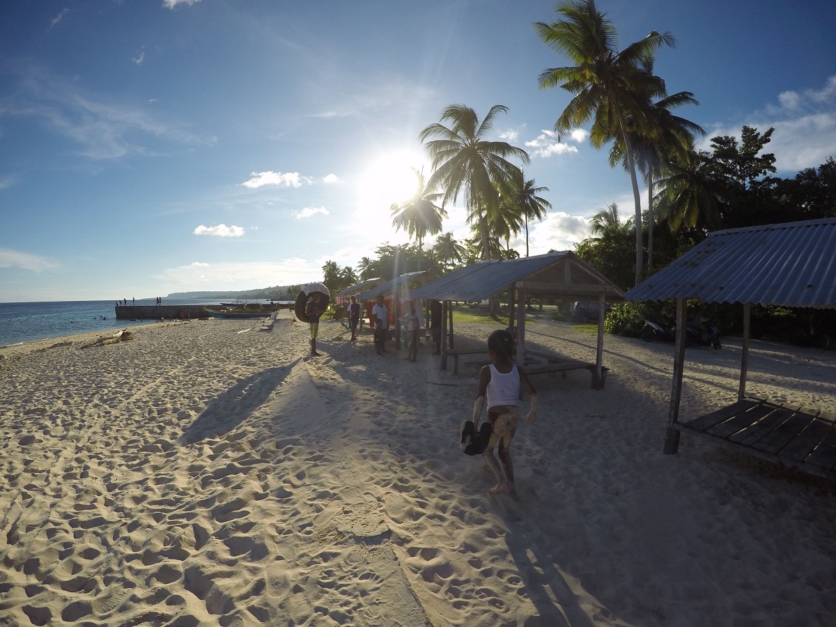 bosnik beach has other name which is segara indah beach