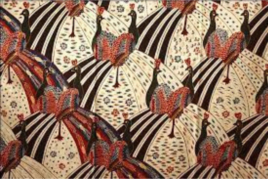 merak ngibing batik motif from garut and tasikmalaya west java