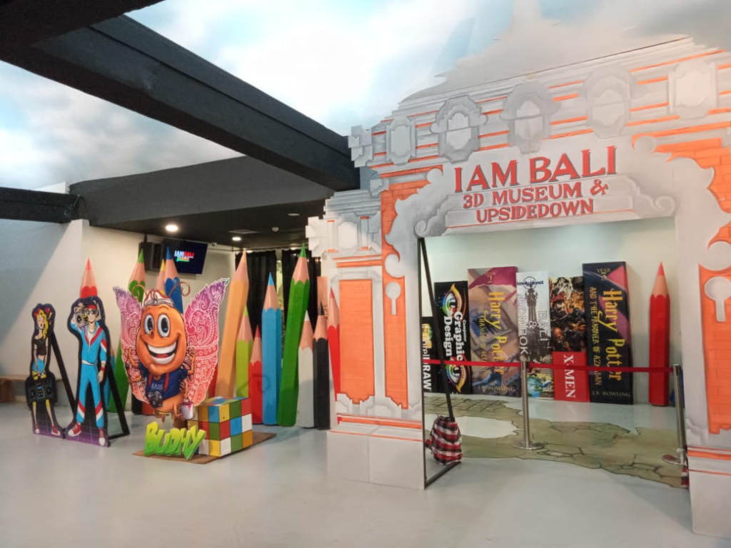 kids can take photos with various funny and unique styles in iam bali